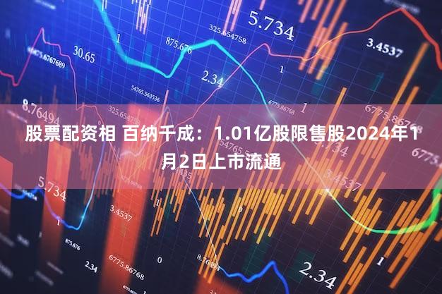 股票配资相 百纳千成：1.01亿股限售股2024年1月2日上市流通