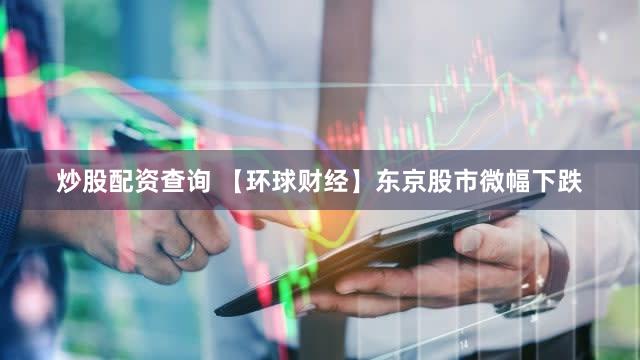 炒股配资查询 【环球财经】东京股市微幅下跌